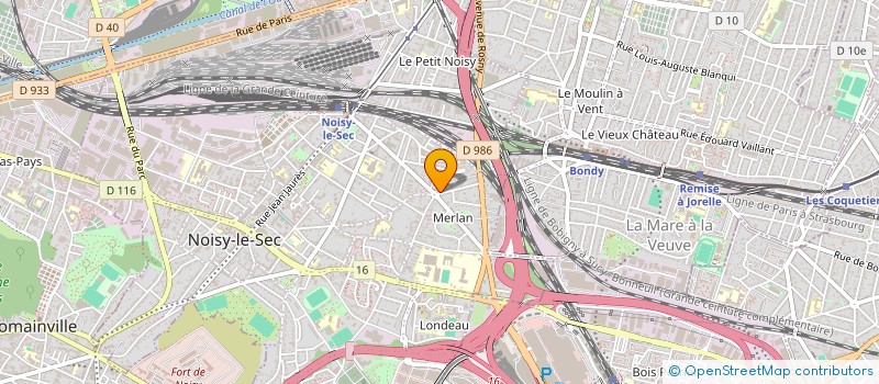 localisation de l'entreprise NUEVA PRODUCTION  MONTREUIL