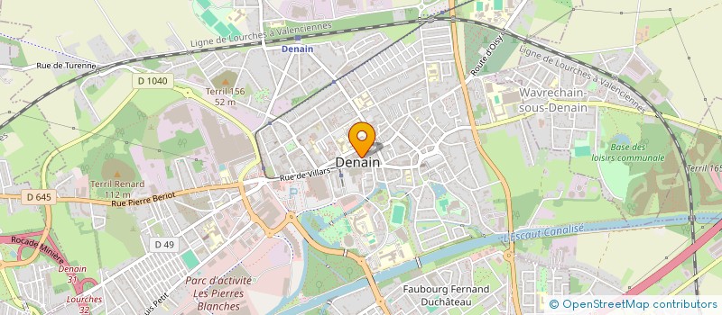 localisation de l'entreprise NUEVE à DENAIN