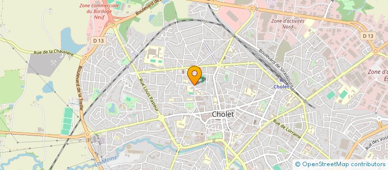 localisation de l'entreprise NUEVE FOOD à CHOLET