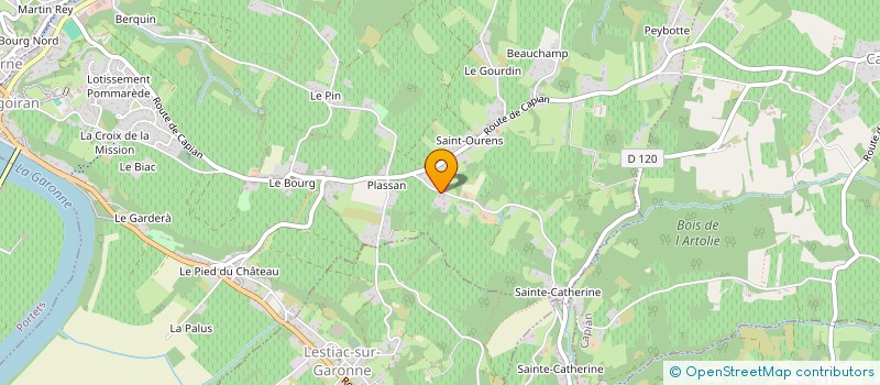 localisation de l'entreprise NUEZ JEAN PHILIPPE ET PATRICE  LANGOIRAN