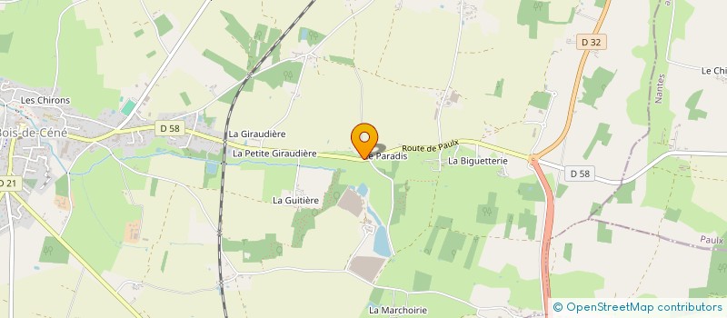 localisation de l'entreprise NUFI  BOIS-DE-CENE