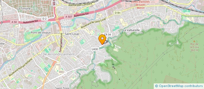localisation de l'entreprise NUFI PACA à MARSEILLE