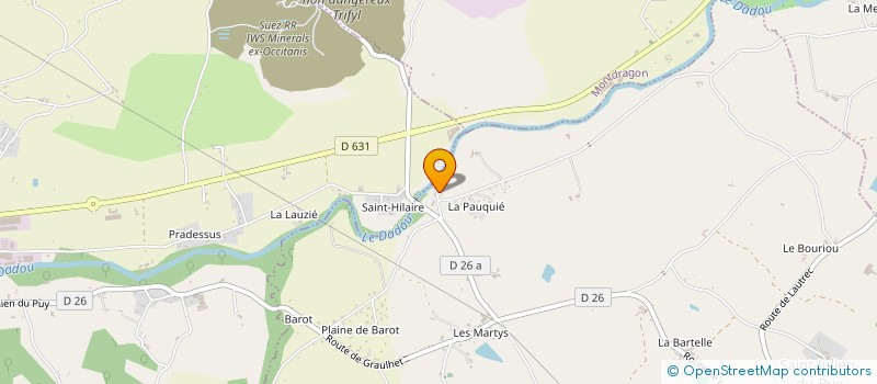 localisation de l'entreprise NUFROF  SAINT-JULIEN-DU-PUY