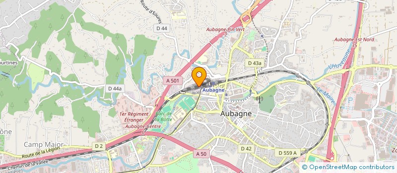 localisation de l'entreprise NUGARE D'AUBAGNE à AUBAGNE