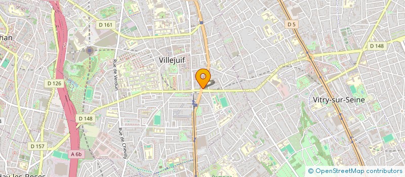 localisation de l'entreprise NUGIER                        PIERR à VILLEJUIF