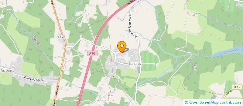 localisation de l'entreprise NUGROUP  CAZATS