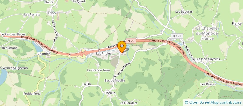 localisation de l'entreprise NUGUES à DOMPIERRE-LES-ORMES