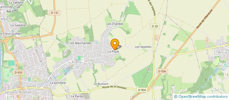 localisation de l'entreprise NUGUET IMMOBILIER  FRANS