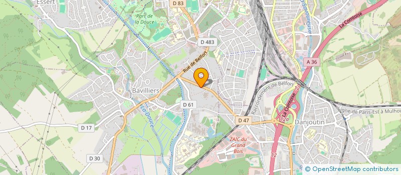 localisation de l'entreprise NUH  BAVILLIERS