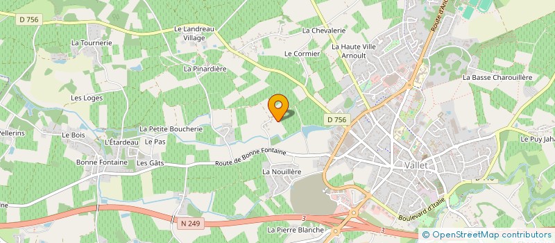 localisation de l'entreprise NUIN EDITIONS  VALLET