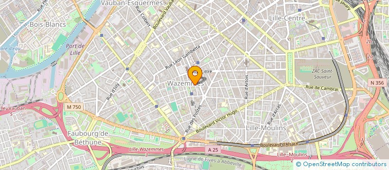 localisation de l'entreprise NUISANCES SONORES à LILLE