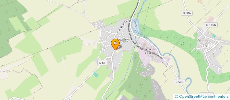 localisation de l'entreprise NUISIBL'EST  XEUILLEY