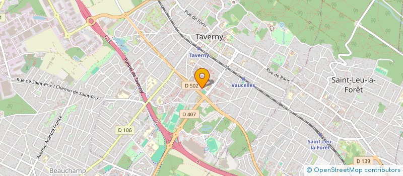 localisation de l'entreprise NUISIBLE CLEAN SERVICE  TAVERNY