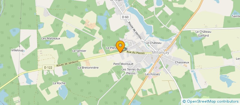 localisation de l'entreprise NUISIBLE SERVICE 41  MILLANCAY