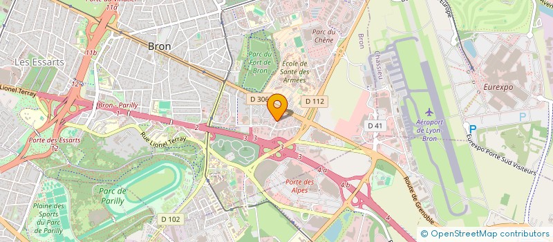 localisation de l'entreprise NUISIBLES SERVICES  BRON