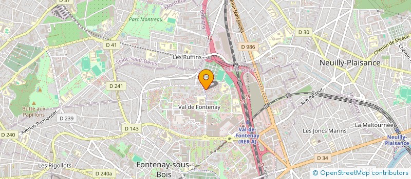 localisation de l'entreprise NUISILAB à FONTENAY-SOUS-BOIS