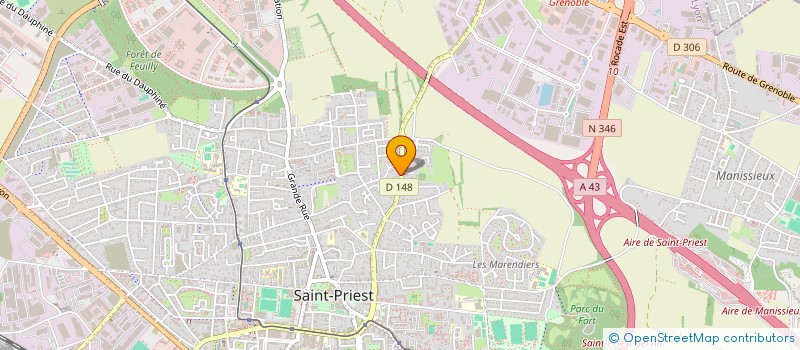 localisation de l'entreprise NUISIPERF  SAINT-PRIEST