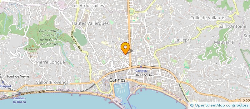 localisation de l'entreprise NUISIPROD à CANNES