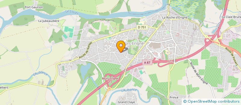 localisation de l'entreprise NUISONORE  MURS-ERIGNE