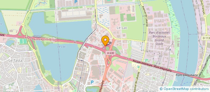 localisation de l'entreprise NUIT BASTIDE  BORDEAUX