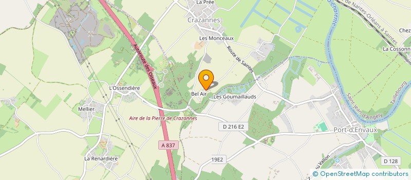 localisation de l'entreprise NUIT BLANCHE  CRAZANNES