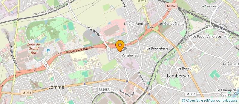 localisation de l'entreprise NUIT BLANCHE à LAMBERSART