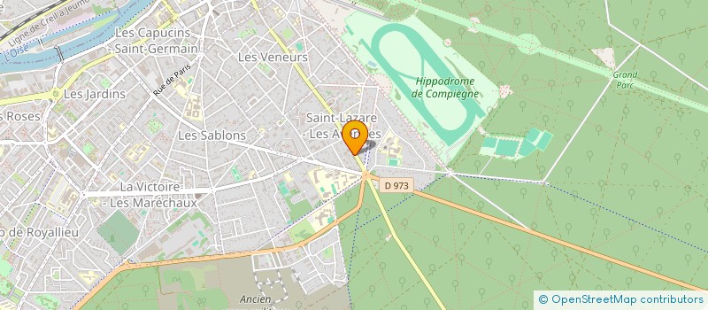 localisation de l'entreprise NUIT D'ETE  COMPIEGNE