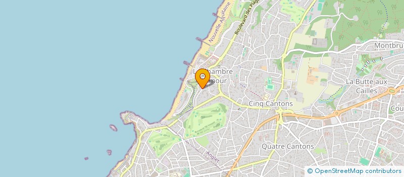 localisation de l'entreprise NUIT DE LA GLISSE à ANGLET