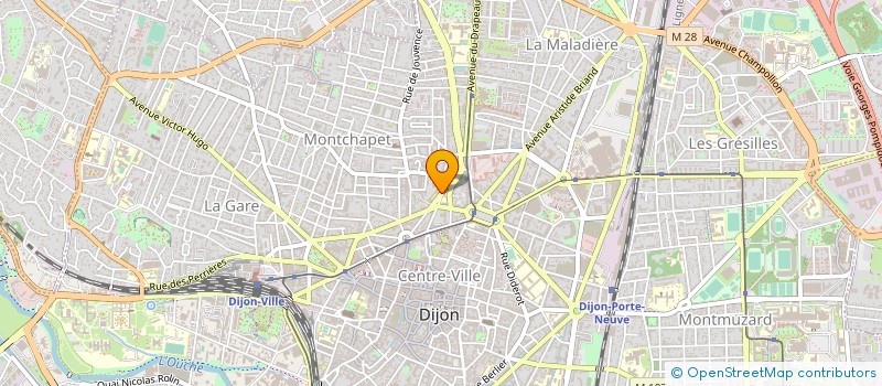 localisation de l'entreprise NUIT DE LA MODE à DIJON