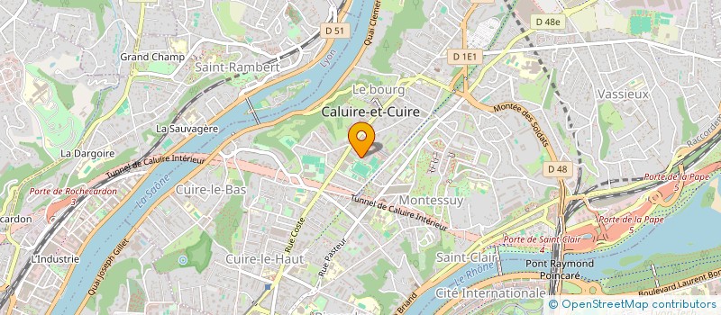 localisation de l'entreprise NUIT EPHEMERE  CALUIRE-ET-CUIRE