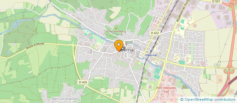 localisation de l'entreprise NUIT ETOILEE à OBERNAI