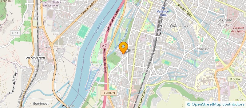 localisation de l'entreprise NUIT INSOLITE YACHT  VALENCE