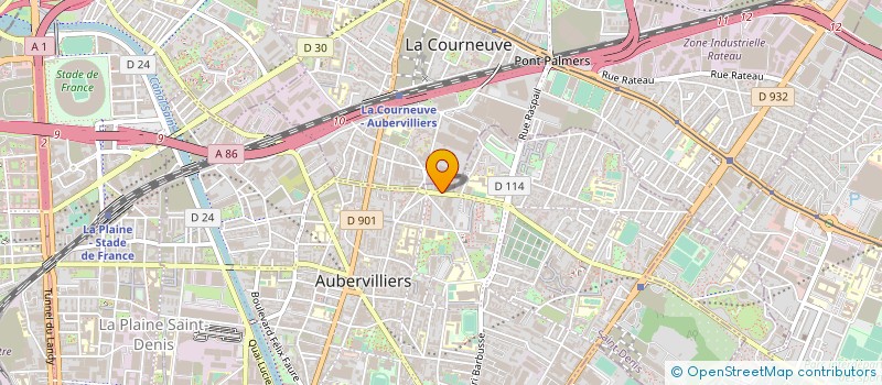 localisation de l'entreprise NUIT MAGIC à AUBERVILLIERS