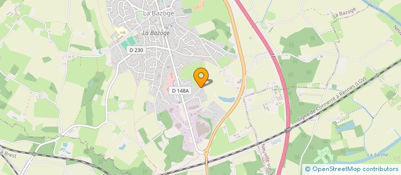 localisation de l'entreprise NUIT OCEANE  LA BAZOGE