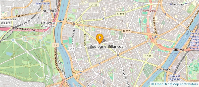 localisation de l'entreprise NUIT SAUVAGE à BOULOGNE-BILLANCOURT