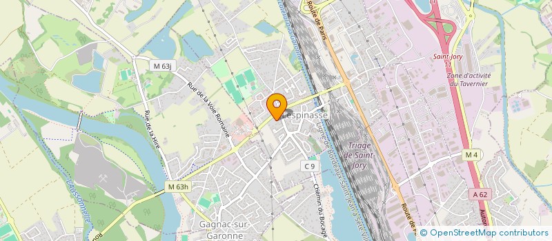 localisation de l'entreprise NUIT SOMBRE TOULOUSE  LESPINASSE