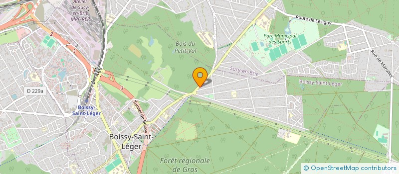 localisation de l'entreprise NUIT709 à BOISSY-SAINT-LEGER