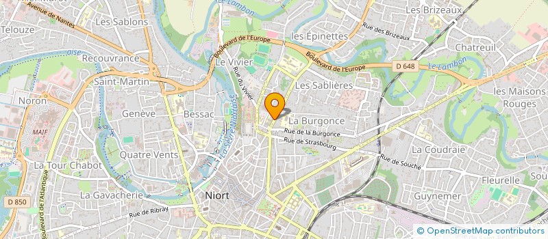 localisation de l'entreprise NUITEEJOUR à NIORT