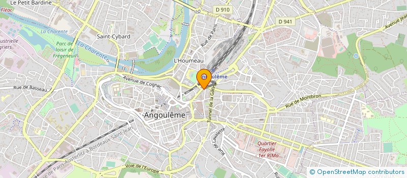 localisation de l'entreprise NUITS BLANCHES à ANGOULEME