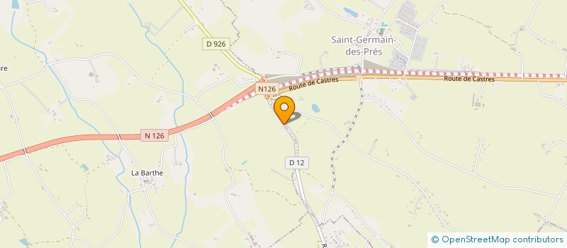 localisation de l'entreprise NUITS BLANCHES STUDIO  GARREVAQUES