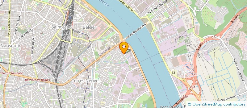 localisation de l'entreprise NUITS CANAILLES à BEGLES