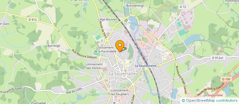 localisation de l'entreprise NUITS D'IVRESSE à LA SOUTERRAINE