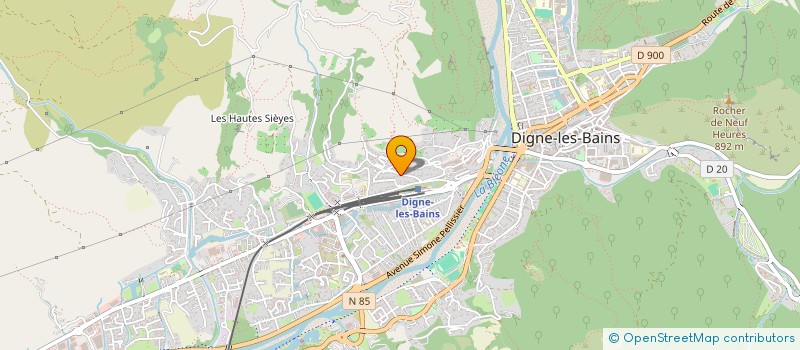 localisation de l'entreprise NUITS D'OR à DIGNE-LES-BAINS