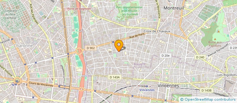 localisation de l'entreprise NUITS DES FORETS à MONTREUIL