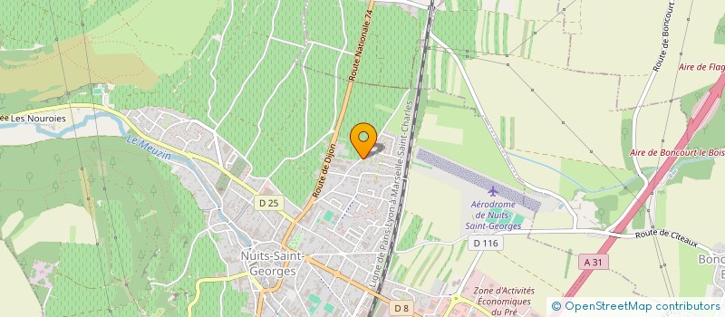 localisation de l'entreprise NUITS HABITAT à NUITS-SAINT-GEORGES