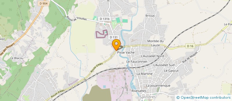 localisation de l'entreprise NUITS MAGIQUES  ROUSSON