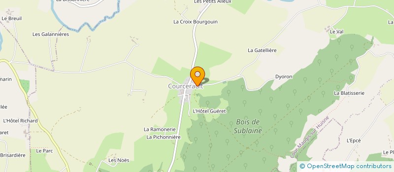localisation de l'entreprise NUITS PERCHEES à COUR-MAUGIS SUR HUISNE