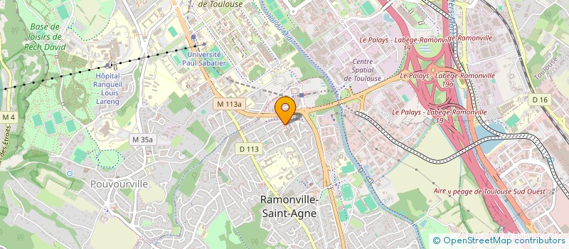 localisation de l'entreprise NUITS TOULOUSAINES  RAMONVILLE-SAINT-AGNE