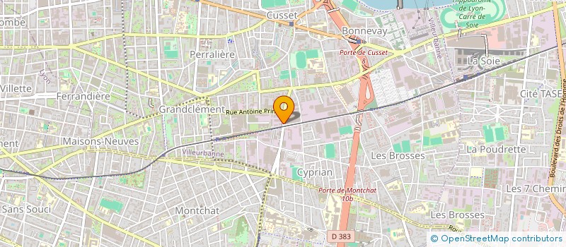localisation de l'entreprise NUKEYGARA à VILLEURBANNE