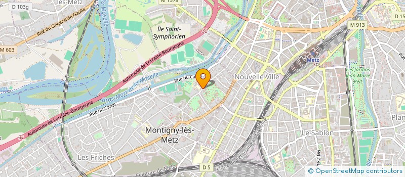 localisation de l'entreprise NUKKARI-RUEIL à MONTIGNY-LES-METZ
